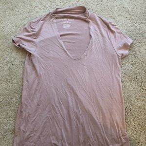 Soft and sexy shirt with neck band